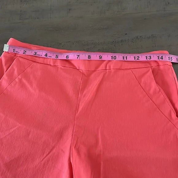 NWOT Coral Orange Stretchy Shorts - Picture 7 of 7